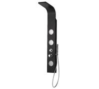 Kiamami Valentina Colonne hydromassage aluminium - Noir