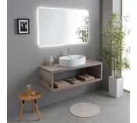 Kiamami valentina ensemble meuble salle de bain - Blanc