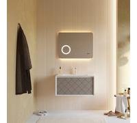 Kiamami valentina Ensemble salle de bain Miami - Blanc mat