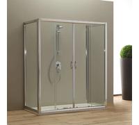 Kiamami Valentina GIADA 160x80 - Porte de douche niche