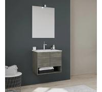 Kiamami valentina meuble haut salle de bain - Chêne