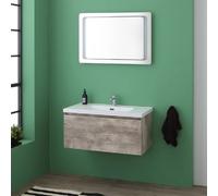 Kiamami valentina meuble salle de bain Madrid - Gris
