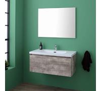 Kiamami valentina meuble salle de bain Madrid - Gris