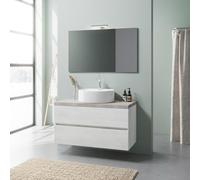 Kiamami valentina Elba meuble salle de bain - Chêne