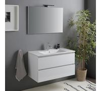 Kiamami valentina meuble haut salle de bain - Blanc