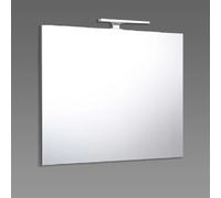 Kiamami valentina miroir de salle de bain LED - Gris