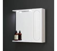 Kiamami valentina miroir de salle de bain lumineux - Blanc