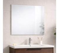 Kiamami Valentina Miroir réversible à Ras de 80 cm de Largeur et 70 cm de Hauteur pour Salle de Bain