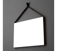 Kiamami valentina Miroir salle de bain rectangulaire - Noir