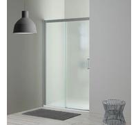 Kiamami Valentina Porte de douche 130cm - Verre satiné