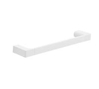 PORTE-SERVIETTES 35 CM BLANC MAT LAITON CHROMÉ - FIXATION AVEC VIS INCLUSES -GIACINTOGIACINTO