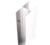 Kiamami Valentina - Profil de compensation pour porte de douche Niche | Convient pour salles de bains modernes | Facile à installer | Matériaux résistants | Longueur réglable | Finition chromée