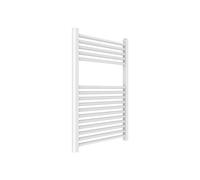 Kiamami Valentina - Sèche-serviettes petit pour salle de bain 55x77 blanc avec 16 tubes