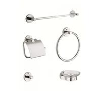 GROHE Ensemble d'accessoires pour salle de bains Essentials 5-en-1 Chrome 40344001