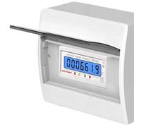 KIAOPU Compteur de consommation électrique triphasé à 4 Fils 50/60 Hz CA 3 * 127/220 V, écran LCD rétroéclairé (Rouge)(Red)