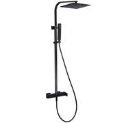 Kiara colonne de douche mécanique noire Essebagno
