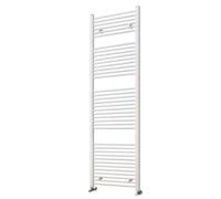 Kibath Radiateur sèche-Serviettes 180 cm x 50 cm, Circuit Chauffant, Finition Blanc Mat, fabriqué en Acier