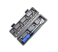 KiBcsLic 18 Pièces Kit ynamométrique 18 Pièces Tête à Cliquet ynamométrique Réglable Acier Au Alloy Steel Outil de Couple Vélo pour Mécaniciens