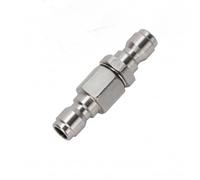 KiBcsLic Adaptateur de Tuyau de Lavage Auto Raccord Réducteur 3/8 à 1/4 Connecteur Rapide pour Nettoyeur Haute Pression Corps, Raccord Rapide 1/4" Mâle Vers 1/4" Mâle Acier Inoxydable