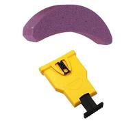 KiBcsLic Affûteuse de Chaîne de Tronçonneuse avec Pierre à Aiguiser Portable Outil de Rectification pour Accessoire de Tronçonneuse Adaptée au, Boîte Kraft