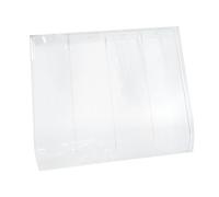 KiBcsLic Auvent de Porte D'entrée, Auvent de Fenêtre Extérieur, Abri de Fenêtre, Auvent de Porte Transparent, Auvent de Terrasse, Pergola pour Jardin, Lumi, 40x40cm LXL