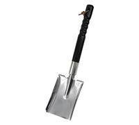 KiBcsLic Bêche de Jardin Robuste Portable avec Manche Ergonomique et Tête Pointue Accessoire D'Outillage Idéal pour Creuser Aménager Le Gazon Désherber, Pointe Carrée