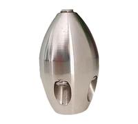 KiBcsLic Buse Haute Pression Nettoyage Embout Tuyaux Buse Déboucheur Acier Inoxydable Pulvérisateur Adaptateur Pression Fonction Résistante Adapté, 100l