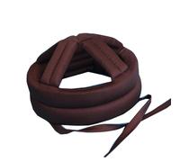 KiBcsLic Coiffe pour Personnes âgées avec Dispositif Antichute, Taille Ajustable 55-70 Cm, CafÉ