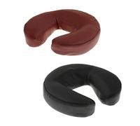 KiBcsLic Coussin Appui-tête Massage Table Oreiller Pad Cale Visage Mousse Haute Densité Housse Lavable Pratique Convient à Salon SPA Massage