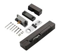 KiBcsLic Door Damper Amortisseur Automatique de Porte Ferme-porte Dispositif Silencieux Protégeant Serrures Alliage Zinc Accessoires Vis Inclus pour Famille En, R. Brun