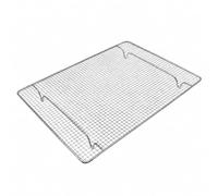 KiBcsLic Grille Rectangulaire à Mailles Carrées Résistant Grille Refroidissement Rectangulaire Robuste pr Cuisson Au Fr, 37x26,7cm