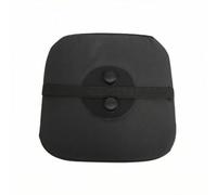 KiBcsLic Housse Tabouret Rond Rembourré Housse Tabouret avec Élastique Effet Lin pour Jardin, Camping, 25 25 2cm, Vert Imitation Lin