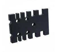 KiBcsLic Jauge de Menuiserie Calibre d'Assemblage Tenon Mortaise Gabarit de Traçage Règle Réglable Aluminium Alliage Double Graduation pour Contrôle, Standard