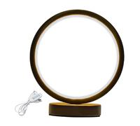 KiBcsLic Lampe de Chevet Éclairage LED Lampe de Table Créative Réglable Veilleuse Acrylique Port USB Design Moderne Matériau Métal Usage Chambre Bureau Dortoir, Noir