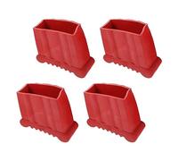 KiBcsLic Lot de 4 Tapis de Sol Antidérapants en Caoutchouc pour Escaliers Raides, Faciles à Installer, Confortables et Amortissants, Housses Universelles, 7.2x2.8cm