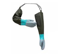 KiBcsLic Manche Étanche Gants de Travail Gants Longs Gants Antidérapants Latex Doublé Imperméable Poignet Renforcé pour Tâches, Style to 4