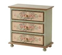 KiBcsLic Meuble de Rangement de Bureau à 3 Tiroirs, Classeur à Fiches, Organiseur de Bureau avec Tiroirs pour Bijoux