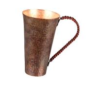 KiBcsLic Mug En Cuivre Pur, à Thé, Mug pour Boissons Froides, à Bière En Cuivre pour Bar, Maison et Cuisine, G