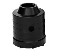 KiBcsLic Ouvre-trou Béton 40mm Outil Coupe Ciment Perforation Mur Adaptateur Alliage Réglage Rapide Double D'Extraction Adapté Entretien Climatisation In, Pas de Bielle