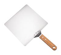 KiBcsLic Pelle à Pizza de 25 Cm avec Manche en Bois Portable et Prise en Main Confortable, Accessoire pour Four à Pizza, Pelle à Pizza, Outil pour Pelle à