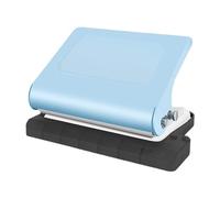 KiBcsLic Perforatrice, Mini-perforatrice pour Classeurs et Dossiers, Bleu