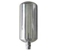 KiBcsLic Pièce de Rechange pour Réservoir de Pompe à Membrane en Acier Inoxydable pour Diverses Applications Industrielles, Facile à Installer, Bouteilles Vide, 7.6 Cm X 18 Cm