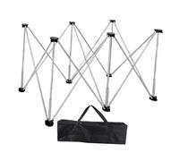 KiBcsLic Pied de Support de Rechange pour établi, Pied de Table de Camping Pliable, Support de Meuble En Acier Inoxydable, Robuste, Pliable et Facile à, 6 pattes