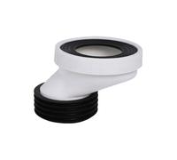 KiBcsLic Pipe D'évacuation WC Excentrée Anti-Odeur Raccord de Toilette Étanche pour Plombiers, Bricoleurs, Rénovation, 5CM