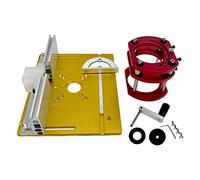 KiBcsLic Plaque D'insertion pour Table de Fraisage avec Base Relevable, Table Relevable pour Moteurs de 64 à 66 Mm de Diamètre, Adaptée Aux Fraiseuses et P, Auréat