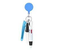 KiBcsLic Porte-Stylo Rétractable pour Infirmière, Stylo Navette pour Infirmière, Stylo à Bille à Pointe Fine, Cadeau pour La Journée des Infirmières, Stylo Inf, Bleu