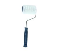 KiBcsLic Rouleau Cranté Outil à Main Mélangeur Autonivelant Accessoire Fourniture Suppression Bulles Revêtement Sol Matériau Résistant Adapté à La Salle de Bai, 4 pouces