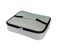 KiBcsLic Sac à Lunch Isotherme, Boîte à Bento pour Adultes, Contenant Alimentaire Portable et élégant, Idéal pour La Plage, Les Pique-niques, Le Travail et Aut, Gris
