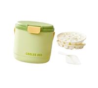 KiBcsLic Seau à Glace Isotherme, Bac de Rangement Portable avec Couvercle et Bac à Glaçons pour, Restaurants, Congélateurs et Barbecues, Vert