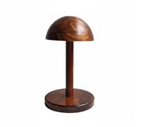 KiBcsLic Support à Chapeau Demi-Sphère Robuste Support de Chapeau En Forme de Dôme Présentation Élégante Présentoir à Chapeaux En Bois pour Boutique , Support De Chapeau Rétro Bas